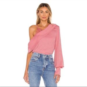 NWT Revolve NBD Bekah Blouse Pink (S)